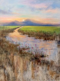 Tahir Bilal Ummi, 60 x 80 Inch, Oil on Canvas, Landscape Painting, AC-TBL-106